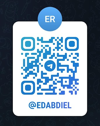 Telegram QR code for @edabdiel